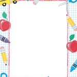 Free Printable School Stationery Borders | Download Them Or Print   Free Printable School Stationery Borders