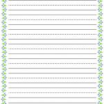 Free Printable Stationery For Kids, Free Lined Kids Writing Paper   Free Printable Lined Handwriting Paper