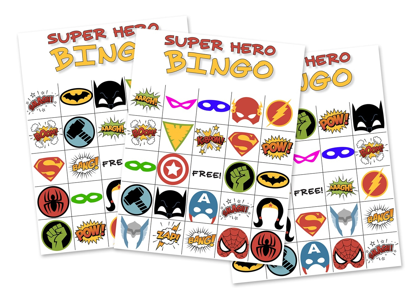 Free Printable Super Hero Bingo Party Free Printable Superhero Pictures Free Printable Super Hero Bingo Party Free Printable Superhero Pictures
