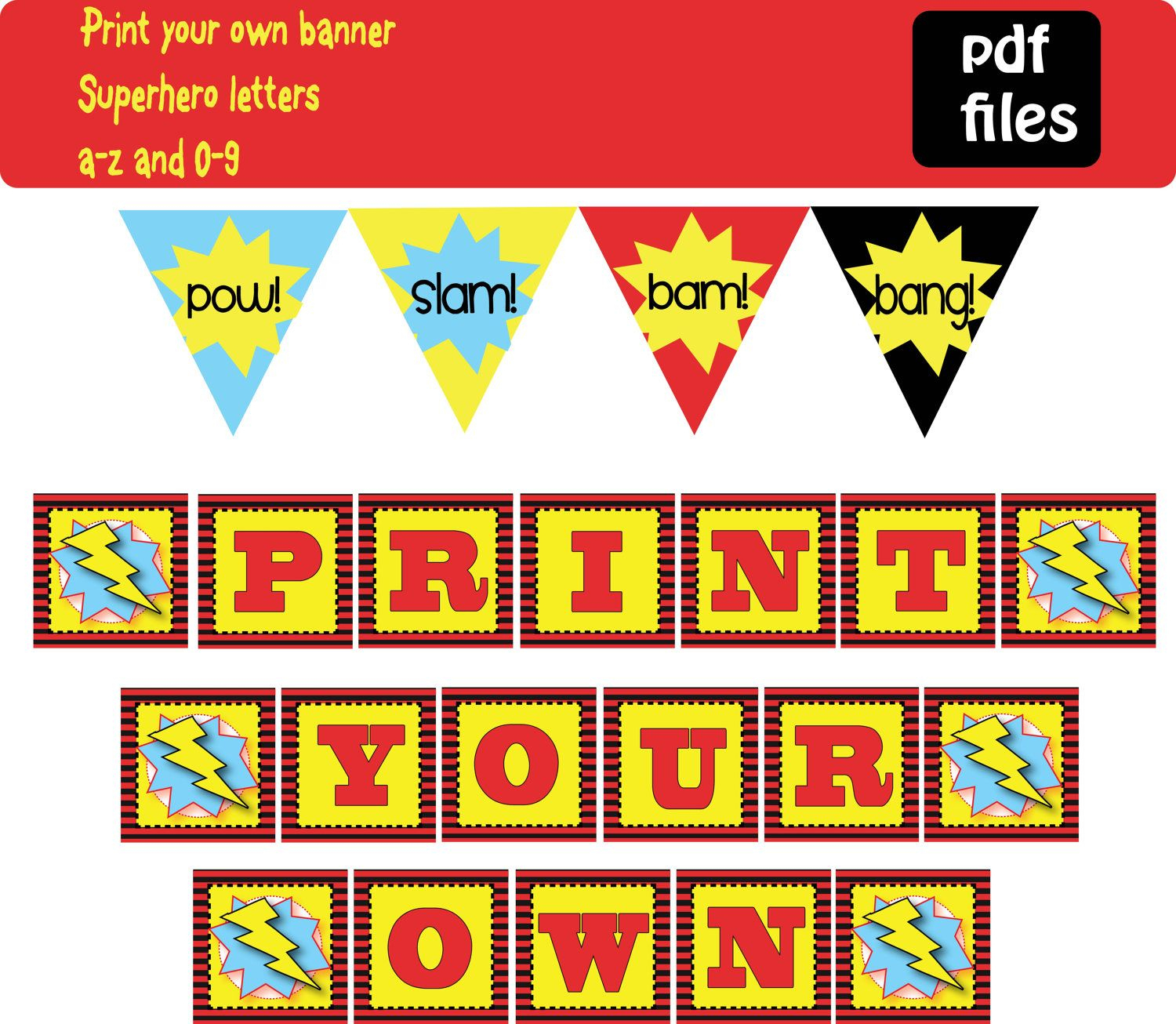 Free Printable Superhero Banner | Super Hero Theme Ideas And - Free Printable Superhero Pictures