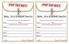 Free Printable Surprise Birthday Party Invitations Templates | Party - Free Printable Surprise 60Th Birthday Invitations