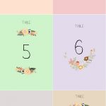 Free Printable Table Numbers   Free Printable Table Numbers