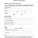 Free Printable Tb Test Form | Free Printable   Free Printable Tb Test Form