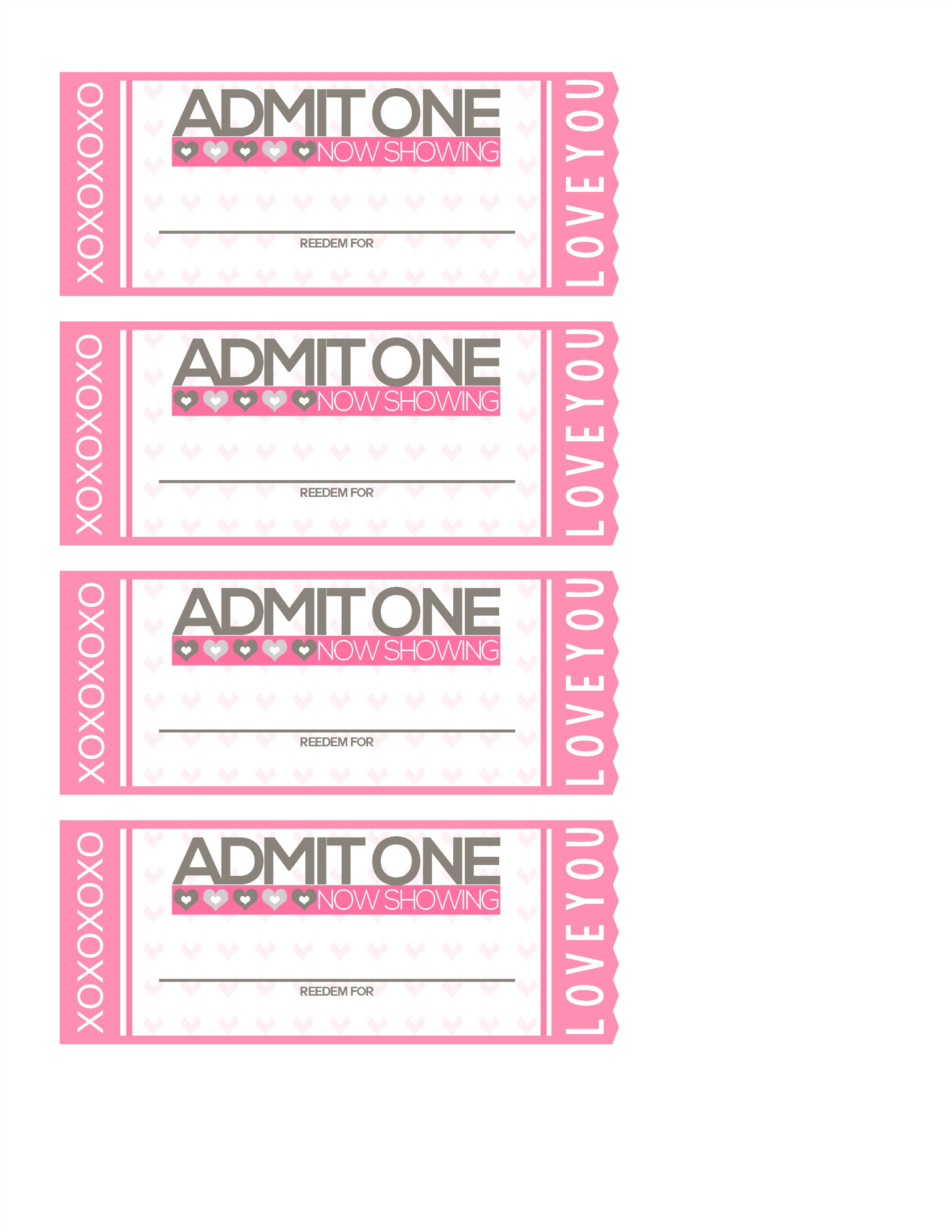 Free Printable: Tickets To Love Valentine Coupon Book! - Shesaved® - Free Printable Coupon Book For Boyfriend