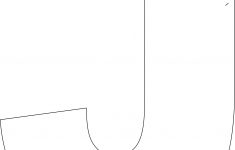 Free Printable Upper Case Alphabet Template | Stencil | Alphabet - Free Printable Letter J