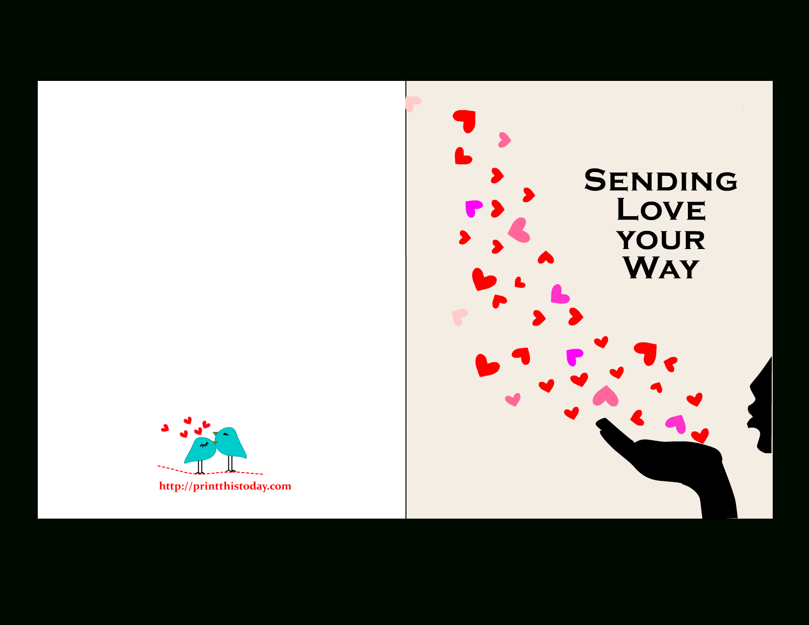 Free Printable Valentine Cards For Him | Free Printables For - Free Printable Love Cards