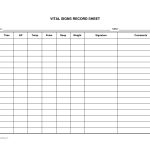 Free Printable Vital Signs Flow Sheet | Download Them Or Print   Free Printable Vital Sign Sheets