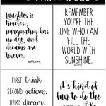 Free Printable Walt Disney Quotes | Stickers Gratuits À Imprimer   Free Printable Quotes