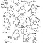 Free Printable   World Cup Football/soccer Player Paper Finger   Free Printable Finger Puppet Templates