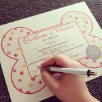 Free Printables} Dog Adoption Certificates | Big Dot Of Happiness   Free Printable Stuffed Animal Adoption Certificate