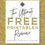 Free Printables • Design & Gallery Wall Resources • Little Gold Pixel   Free Printable Wall Posters