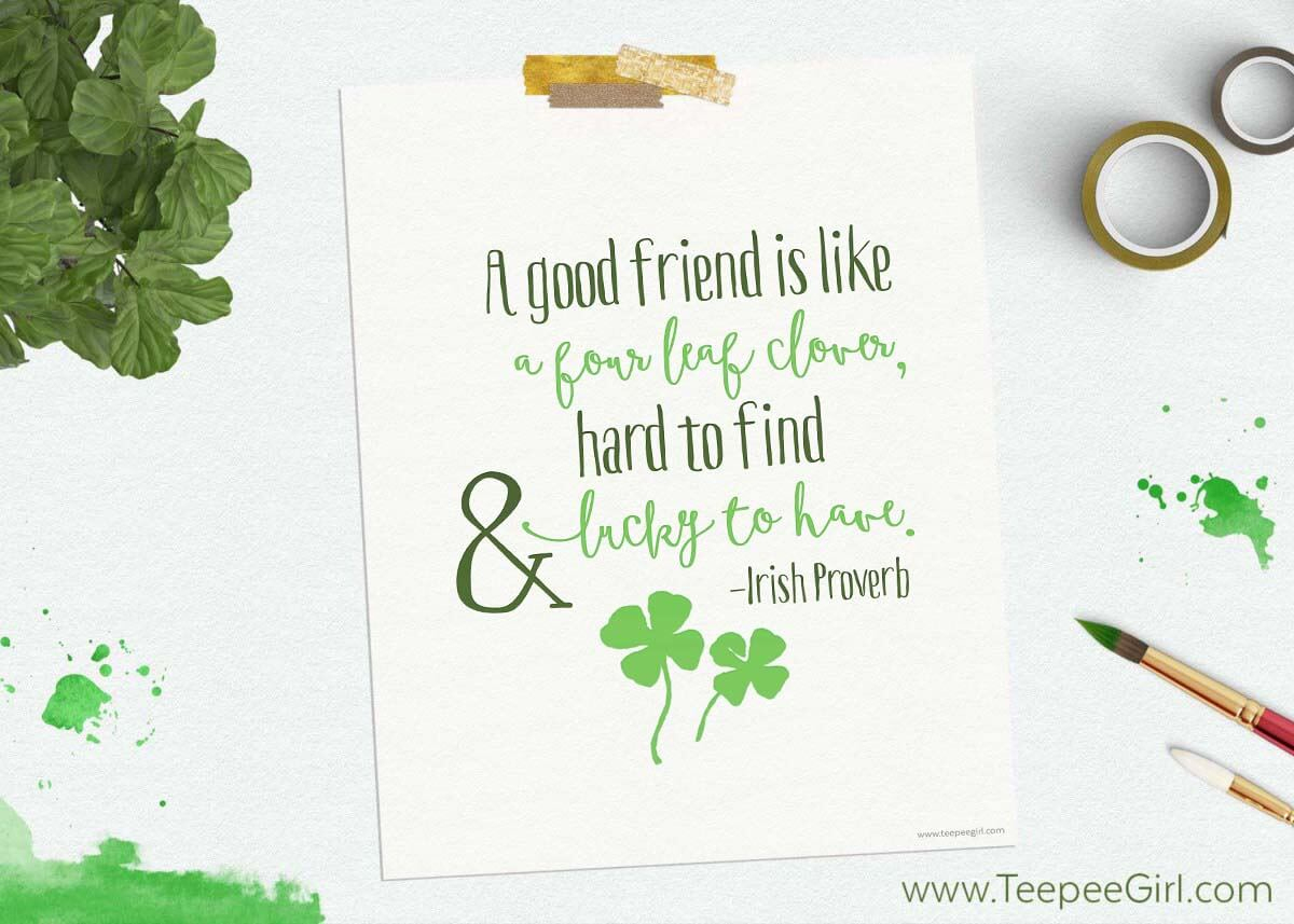 Free-St-Patricks-Day-Printable - Free Printable St Patricks Day Stationery