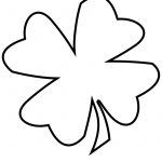 Free St Patricks Day Printables: Coloring Pages, Clover Templates, Etc   Four Leaf Clover Template Printable Free