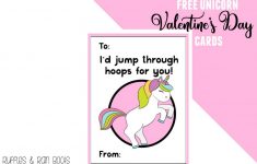 free unicorn valentines day cards printable for kids ruffles and free printable valentines day cards kids Free Unicorn Valentine's Day Cards Printable For Kids - Ruffles And - Free Printable Valentines Day Cards Kids