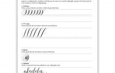 free warm up worksheet the postmans knock free printable calligraphy worksheets Free Warm Up Worksheet – The Postman's Knock - Free Printable Calligraphy Worksheets