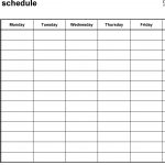Free Weekly Schedule Templates For Word   18 Templates   Free Printable Work Schedule Maker