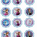 Frozen: Free Printable Toppers. | Oh My Fiesta! In English   Free Printable Mermaid Cupcake Toppers