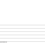 Full Page Writing Paper No Picture. Appropriate For Second Grade   Free Printable Kindergarten Lined Paper Template