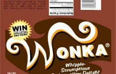 Full Size Candy Bar Wrapper Template Fresh Fein Wonka Bar Wrapper - Free Printable Wonka Bar Wrapper Template