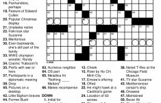 Free Easy Printable Crossword Puzzles For Adults