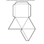 Geometric Net Printables Free Printable Shape Nets Template Intended   Free Shape Templates Printable