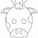 Giraffe Mask Template Printable Free | Free Printable   Giraffe Mask Template Printable Free