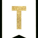 Gold Free Printable Banner Letters | Templates | Free Printable   Printable Banner Letters Template Free