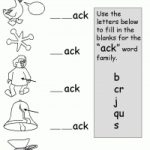 Grade 1 Math  "ack" Phonics For Free Printable Grade 1 Phonics   Free Printable Grade 1 Phonics Worksheets
