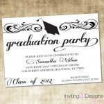 Graduate Invites, Glamorous Grad Party Invites To Design Party   Free Printable Graduation Dinner Invitations