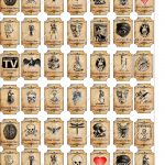 Halloween Magic Steampunk Mini Bottle Labels Glossy Stickers Set Of   Free Printable Potion Labels