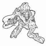 Halo Coloring Pages   Savetheocean   Free Printable Halo Coloring Pages