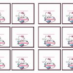 Hello Kitty Name Tags | Birthday Printable   Hello Kitty Name Tags Printable Free