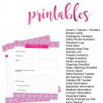 Household Binder Free Printables   Sarah Titus   Free Printable Household Binder