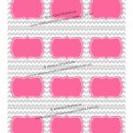 How To Add Your Own Text To Printable Labels (Plus Free Printable   Free Printable Chevron Labels