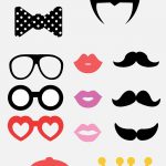 How To Diy A Wedding Photo Booth + Printable Photo Booth Props   80S Photo Booth Props Printable Free