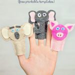 How To Make Felt Finger Puppets (Crafts For Kids)   Scattered   Free Printable Finger Puppet Templates