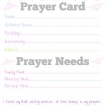 I Love This!!! A Missionary #prayer Card Free Printable To Help Me   Free Printable Special Occasion Cards