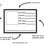 Id Cards For Kids | Summer | Pinterest | Kids Cards, Id Card   Free Printable Child Identification Card