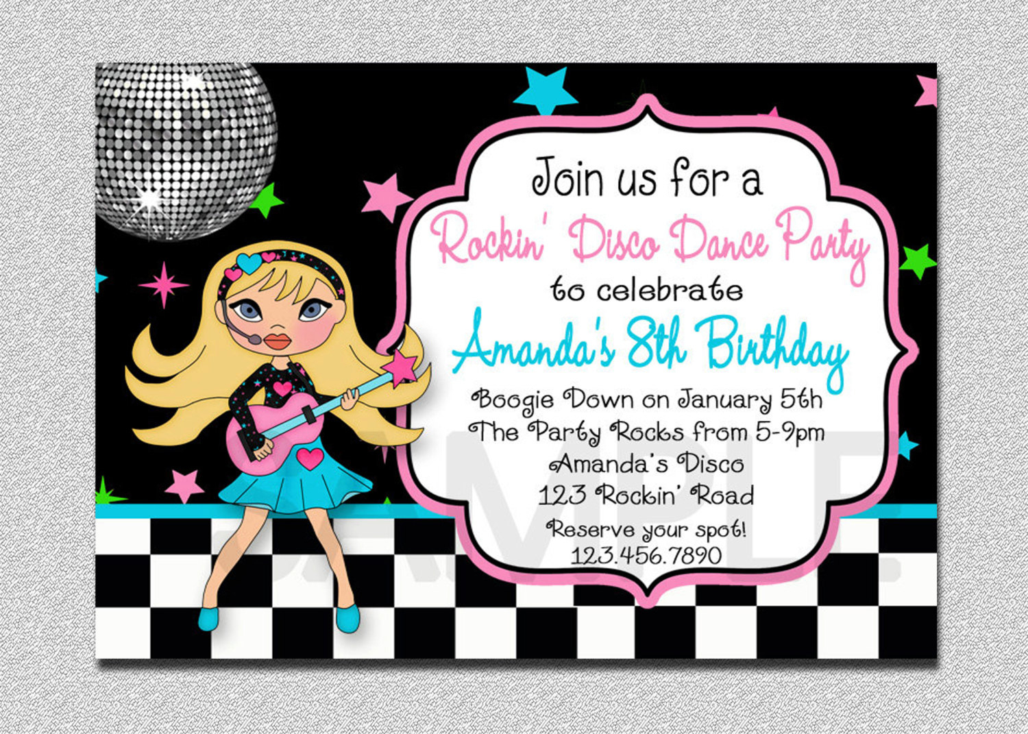 Il Xn Pw Cute Free Printable Karaoke Party Invitations - Free Printable Karaoke Party Invitations