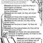 Image Result For Beatitudes For Kids Free Printable | Kids   Free Printable Children's Bible Lessons