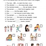 Irregular Past Tense Verbs Worksheet   All Esl   Free Printable Past Tense Verbs Worksheets