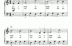 Free Printable Sheet Music For Piano Beginners Popular Songs