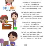 Jack And Jill Nursery Rhyme Lyrics Free Printable Nursery Rhyme   Free Printable Nursery Rhymes Songs