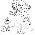 Jack Be Nimble Nursery Rhyme Coloring Page | Free Printable Coloring   Free Printable Nursery Rhyme Coloring Pages