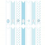 Kara's Party Ideas Showered From Above Rain Boy Baby Shower   Baby Shower Bunting Free Printable