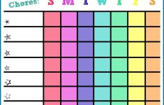 Free Editable Printable Chore Charts