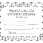 Kids Magazines   Children's Magazines & Books | Grandparent Treats   Grandparents Certificate Free Printable