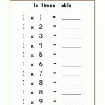 Kids Page: Printable 1 X Times Table Worksheets For Free   Free Printable Abacus Worksheets