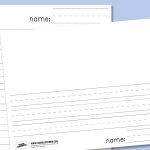 Kindergarten Lined Paper   Download Free Printable Paper Templates   Free Printable Kindergarten Lined Paper Template