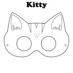 Kitty Mask Free Printable Halloween Masks On Outstanding Halloween   Free Printable Chipmunk Mask